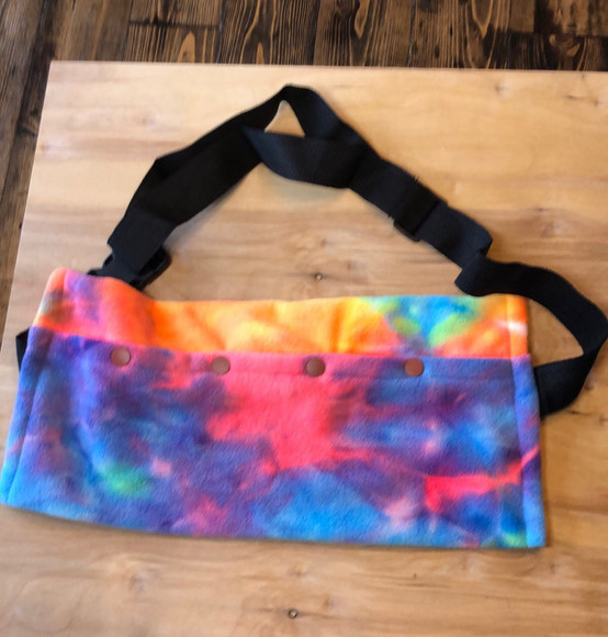 Handbags - Fanny Pack Fleece Tie Dyed with adjustable belt and  snap closure NWOT